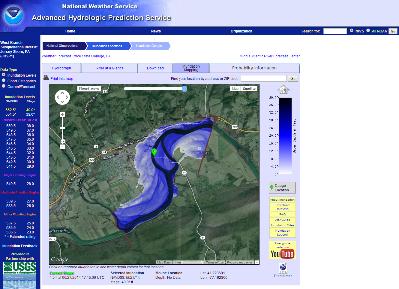 Orion Network Solutions, Inc. – Flood Inundation Mapping